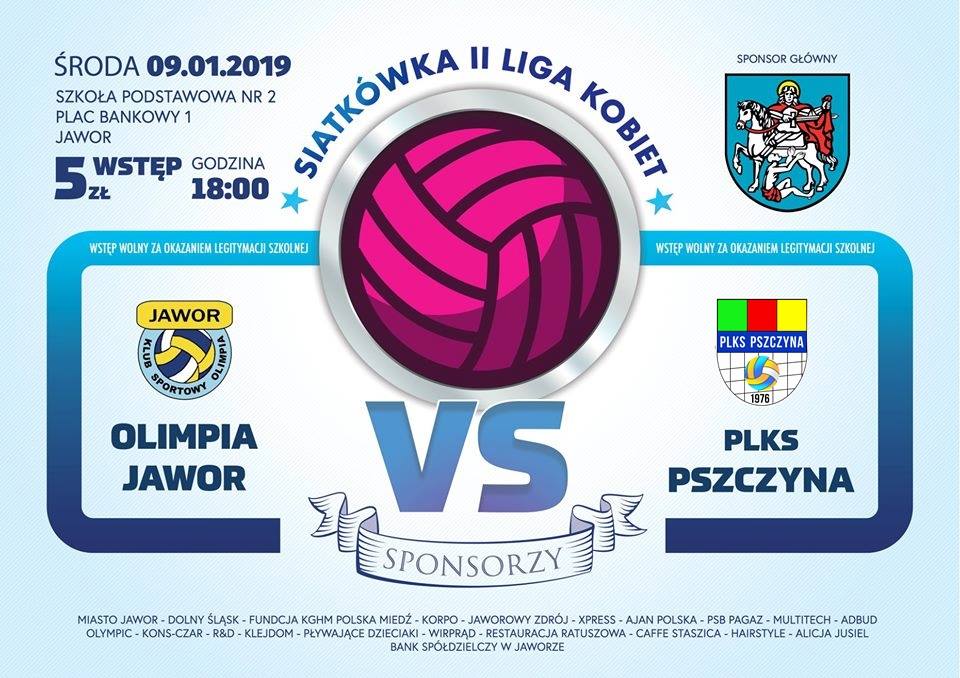 [9.01]: KS Olimpia Jawor – PLKS Pszczyna // 18. kolejka