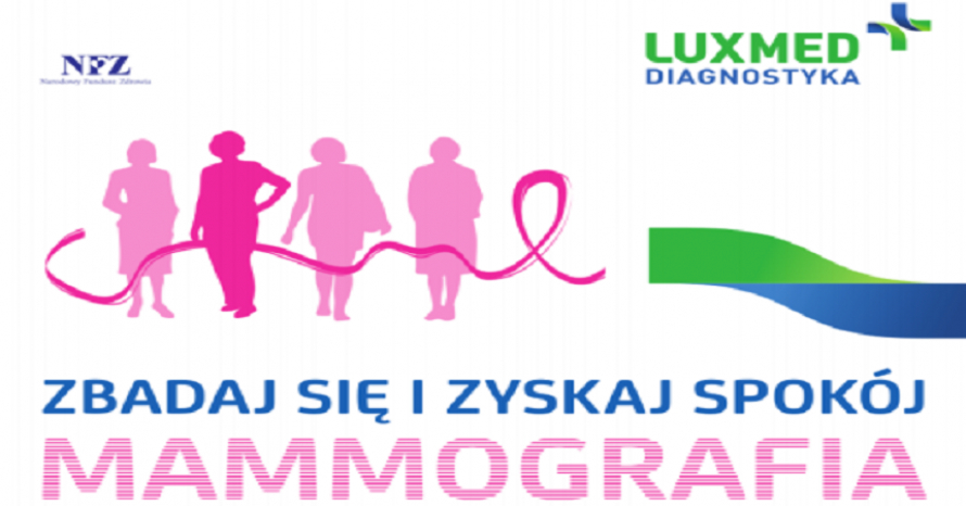 Bezpłatne badania mammograficzne dla Pań w wieku 50-69 lat – Jawor / 6 września 2022 r.