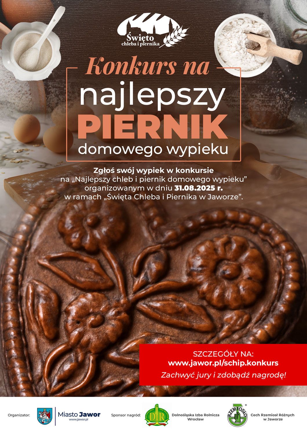 [KONKURS]: Upiecz domowy chleb lub  piernik, zachwyć jury i zdobądź atrakcyjną nagrodę
