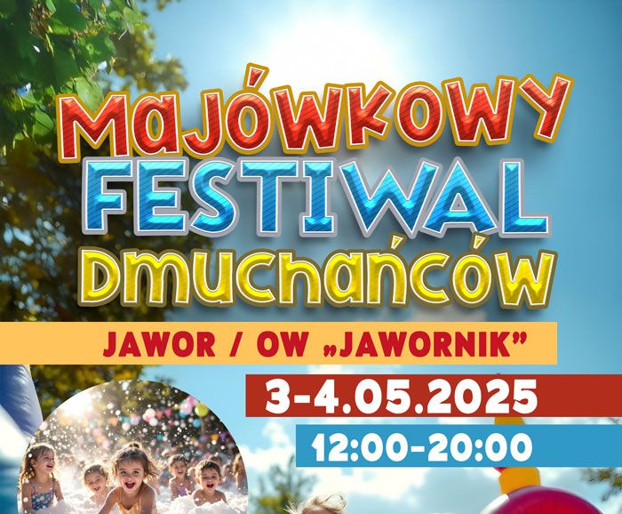 [3-4 maja]: Majówkowy Festiwal Dmuchańców na Jaworniku / Miasto Jawor