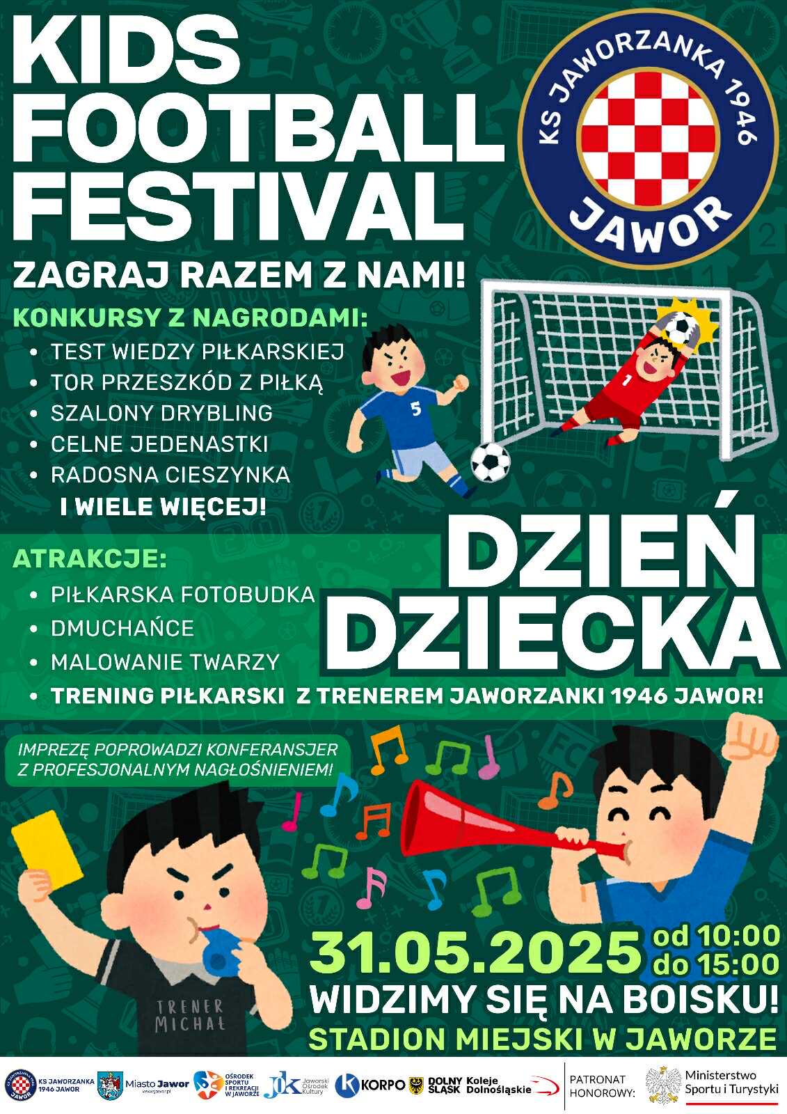 Dziecięcy Festiwal Piłki Nożnej na Stadionie Miejskim