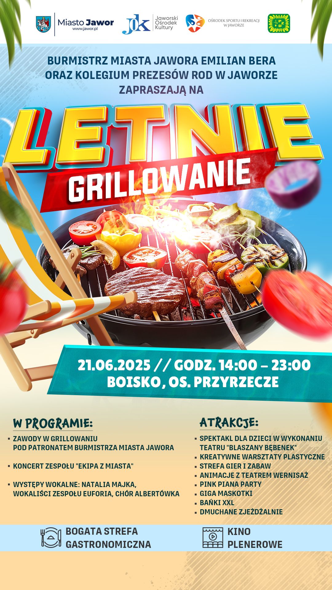 [21.06]:  Letnie Grillowanie // Orliku – os. Przyrzecze