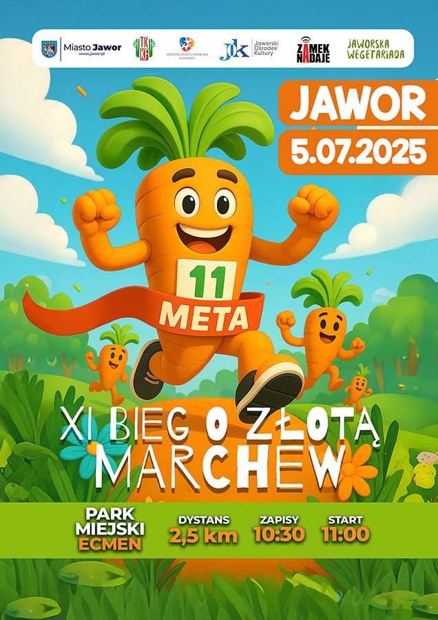 [Miasto Jawor]: JAWOR | XI Bieg o Złotą Marchew // 2,5 km