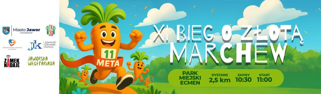 [Miasto Jawor]: JAWOR | XI Bieg o Złotą Marchew // 2,5 km
