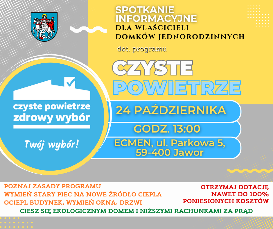 Spotkanie informacyjne dot. Programu ,,Czyste Powietrze”