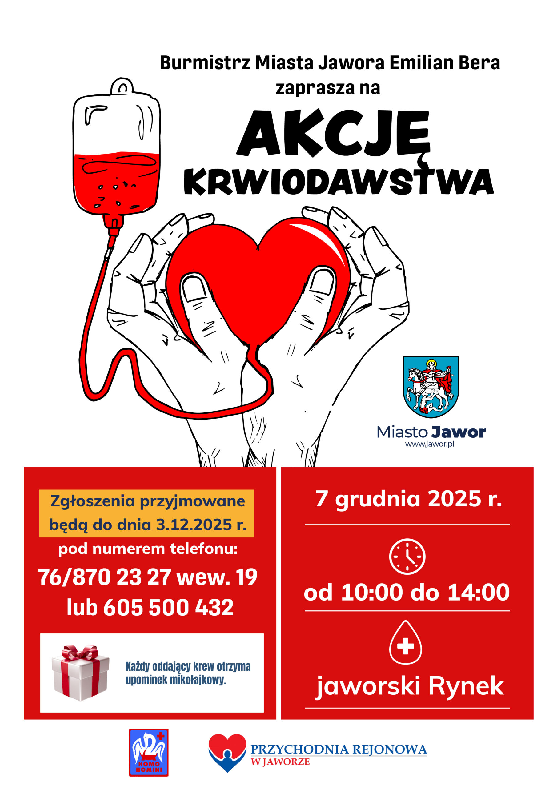 Akcja krwiodawstwa – zapisy do 3. grudnia