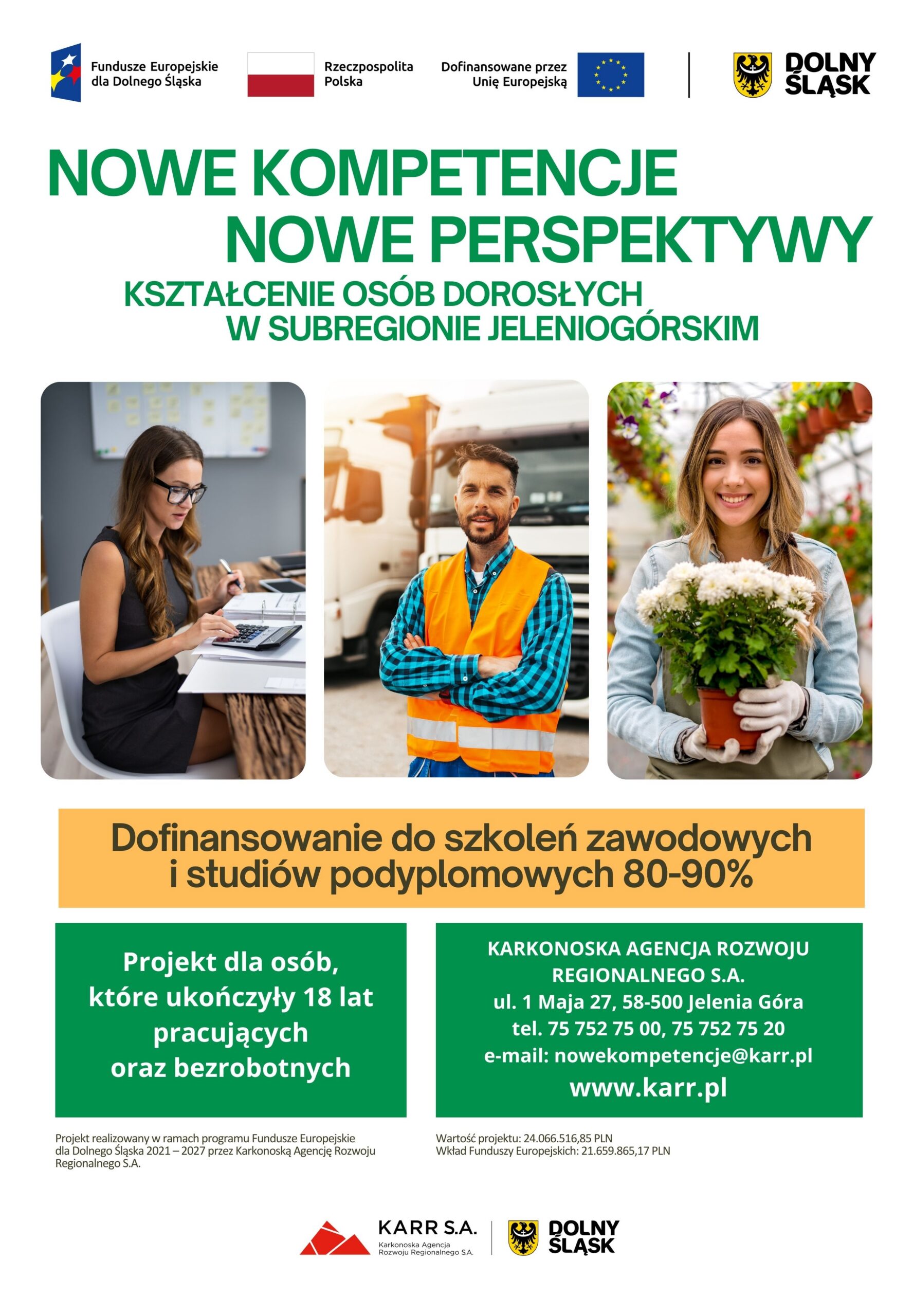 Nowe kompetencje, nowe perspektywy – kształcenie osób dorosłych w subregionie jeleniogórskim