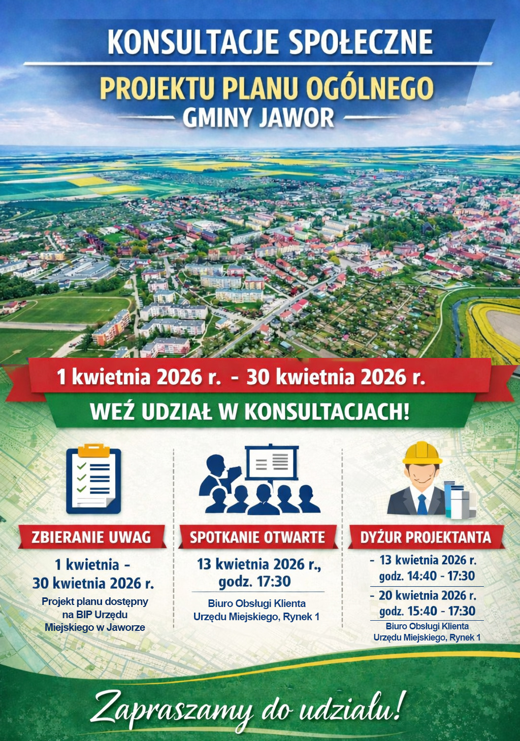 Konsultacje społeczne projektu planu ogólnego