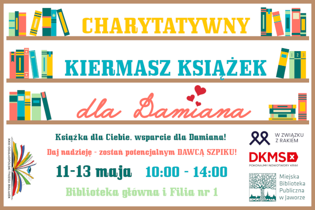 Charytatywny kiermasz książek i Dni Dawcy Szpiku
