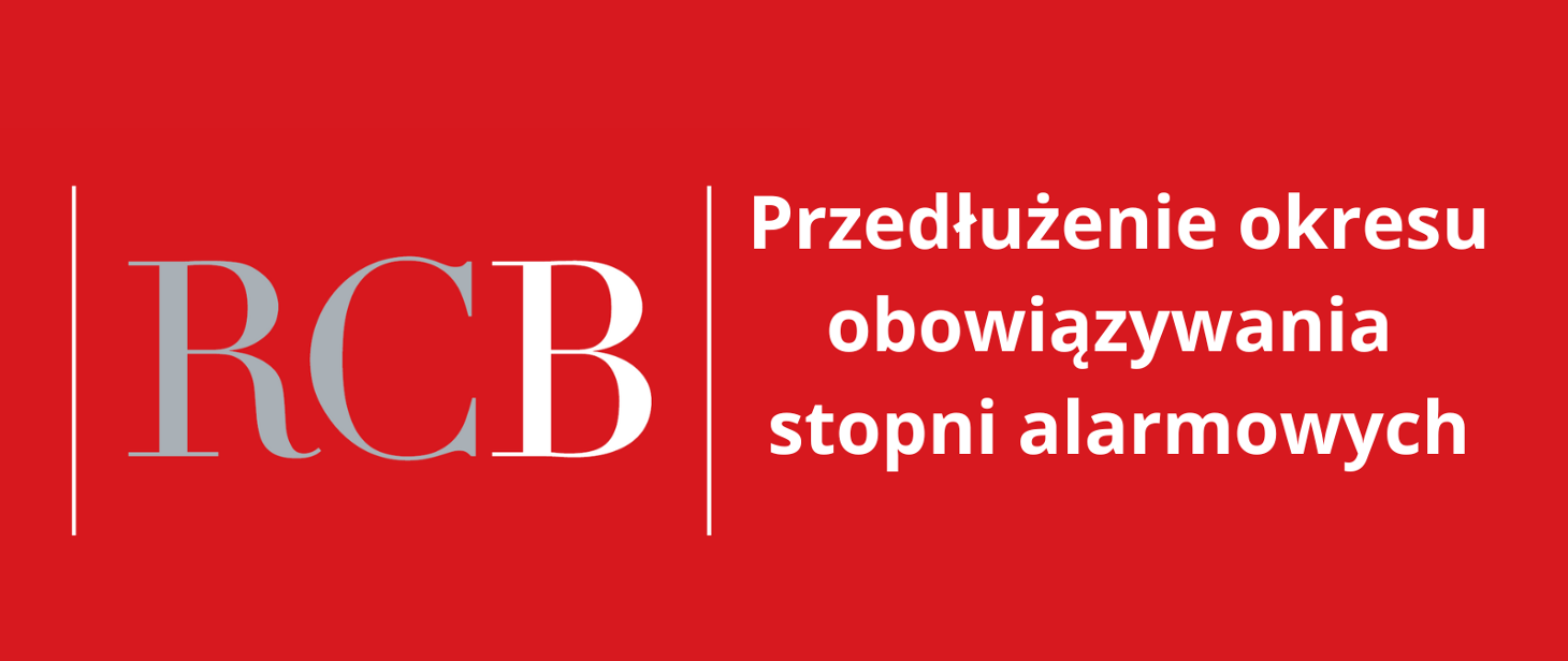 Przedłużenie obowiązywania stopni alarmowych (do 30 listopada 2026 r.)